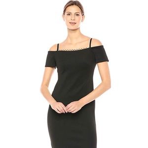 Calvin Klein BNWT size 8 Black Midi Dress